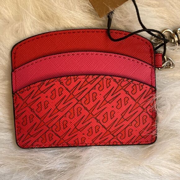 NWT Steve Madden Card Case Wallet - Pink/Red - Picture 6 of 8